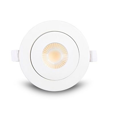 FCC Certified Tilt LED Recessed Downlights 5CCT CRI 80 Heat Resistant