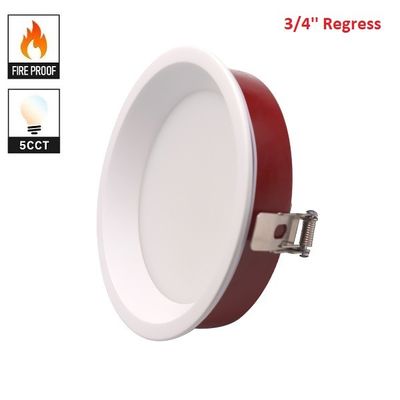Anti Glare Dimmable LED Downlights 6 Inches 15w 1000lm Fire Rated