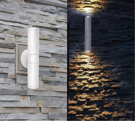 Dimming Outdoor Cylinder Up Down Wall Light , 1200LM LED Cylinder Downlight