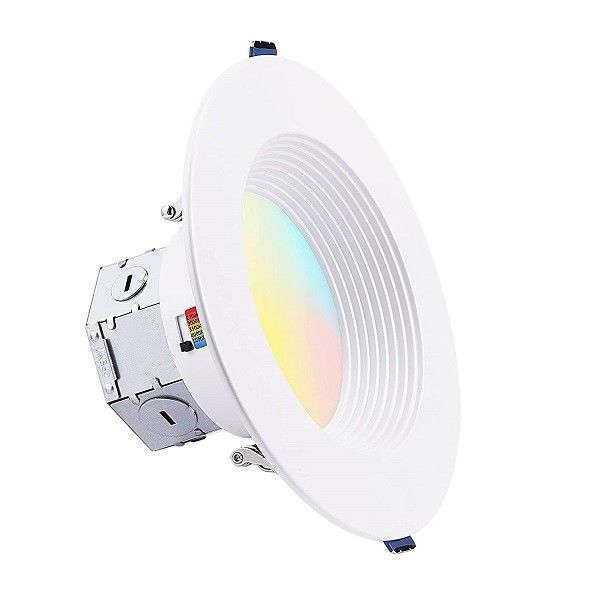 Canless Integrated LED Flush Mount Light 6 Inch 1100lm 15w For Wet Location