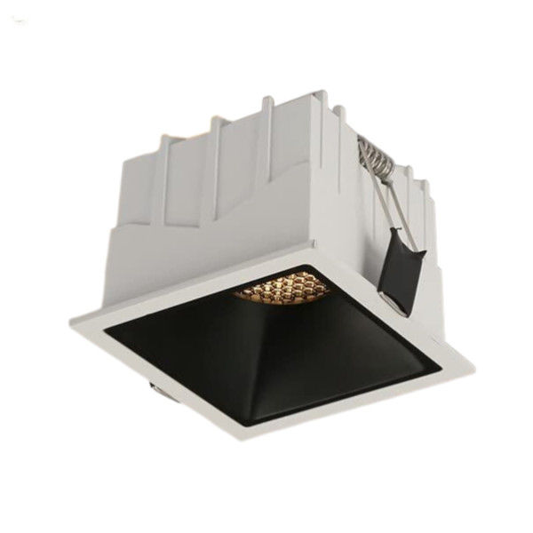 Square Black Recessed Spotlights 7W 3 Inch 3000k Linear Cob Type For Living Room