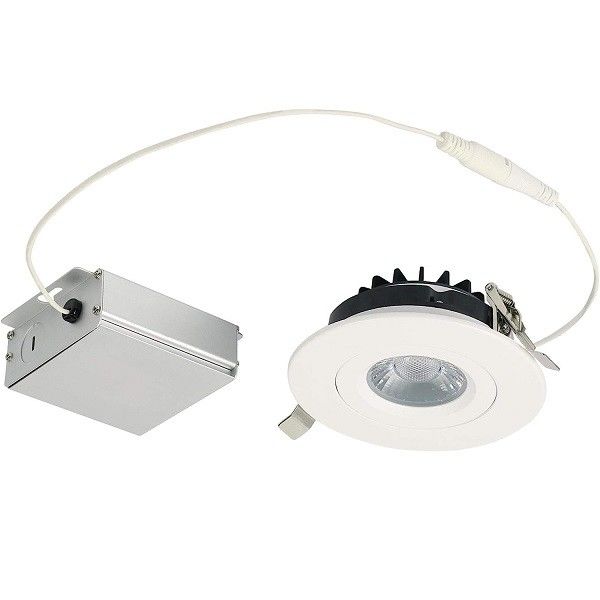 Adjustable Slim Round LED Downlight , 12w Trimless Fire Rated Downlights