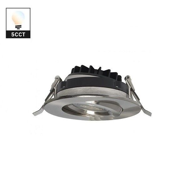 IC Rated LED Round Recessed Downlight AC12V  1000lm 4 Inches Trimless