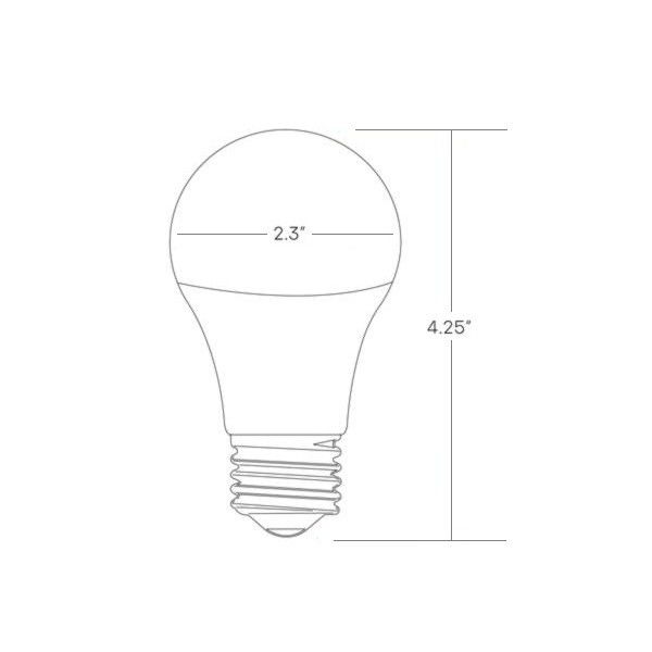 UL Certified Enclosed Fixture Rated Led Bulbs , A19 E26 LED Bulb Daylight 1000LM