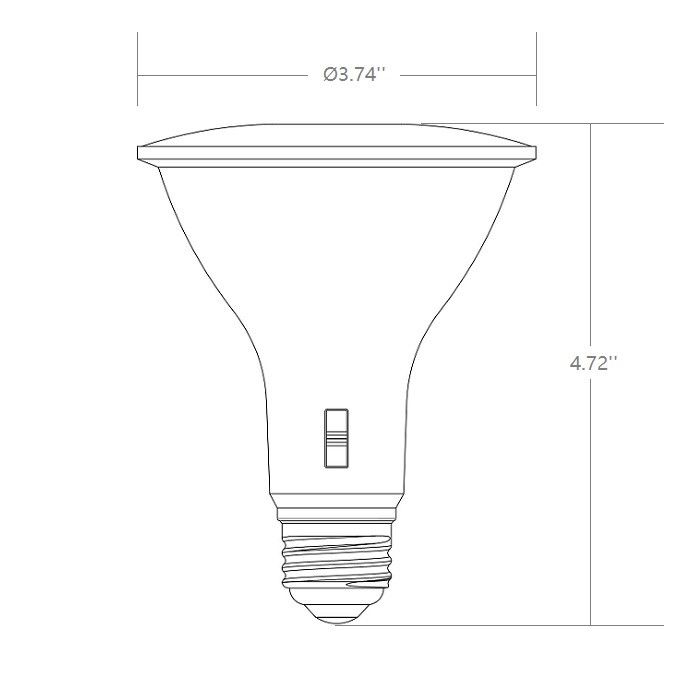 5CCT Dimmable LED Lamp Light Bulb PAR30 E26 Customizable