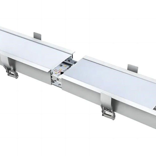 Custom Recessed LED Linear Strip Light 440lm Aluminum Ceiling Mount